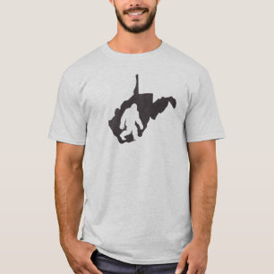 West Virginia State Bigfoot T-Shirt