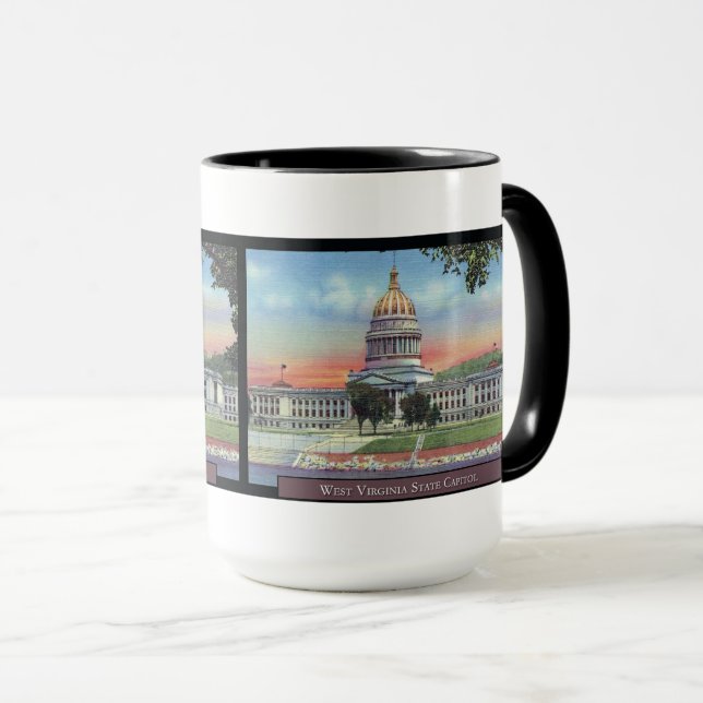 West Virginia State Capitol Mug (Front Right)