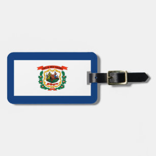 West Virginia State Flag Design Luggage Tag
