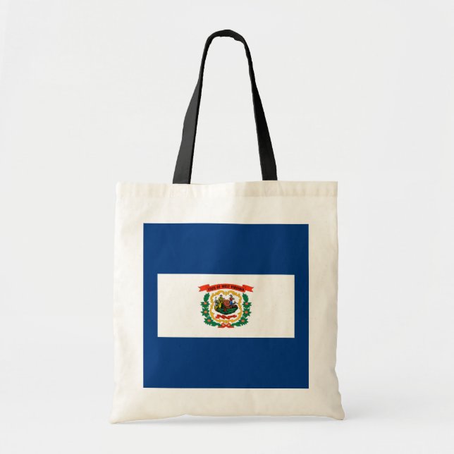 West Virginia State Flag Design Tote Bag (Front)
