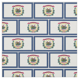 West Virginia State Flag Fabric