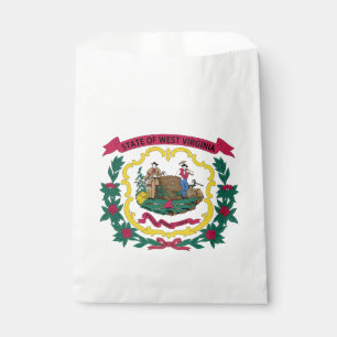 West Virginia State Flag Favour Bags
