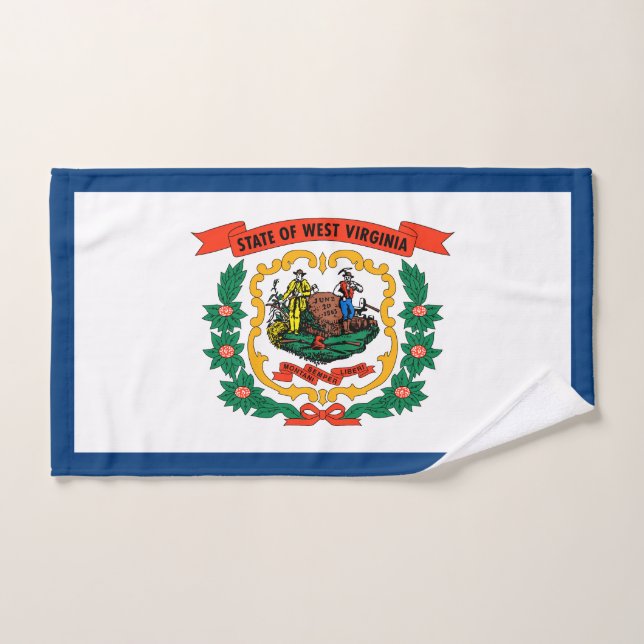 West Virginia State Flag Hand Towel (Hand Towel)
