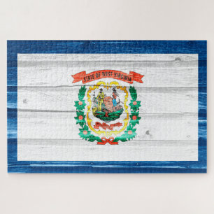 West Virginia State Flag Jigsaw Puzzle