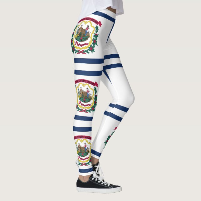 West Virginia State Flag Leggings (Right)