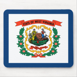 West Virginia State Flag Mouse Mat