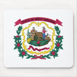 West Virginia State Flag Mouse Mat