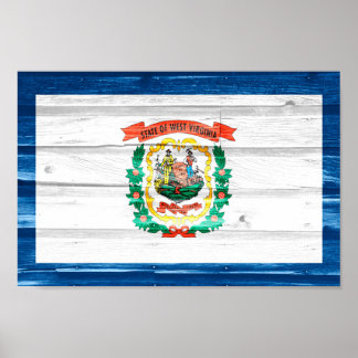West Virginia State Flag Poster