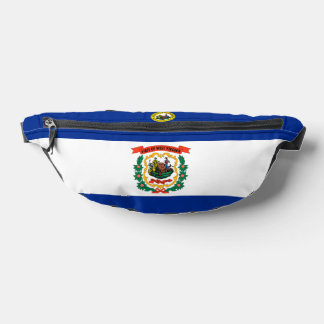 West Virginia State flag-Seal Bum Bags