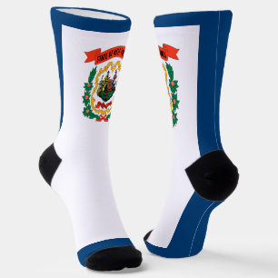West Virginia State flag Socks