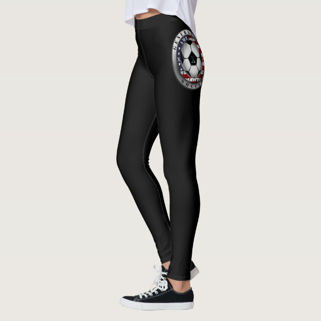 West Virginia State Generation X American Soccer Leggings (Left)