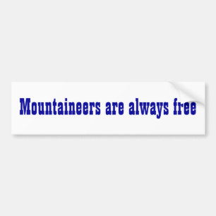 West Virginia State Motto Bumper Sticker