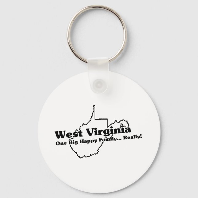 West Virginia State Slogan Key Ring (Front)
