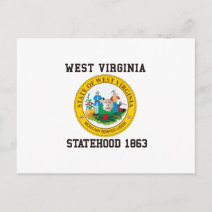 West Virginia Statehood 1863 Postcard