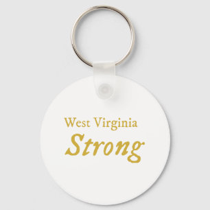 West Virginia Strong Key Ring