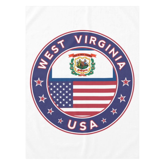 West Virginia Tablecloth (Front)