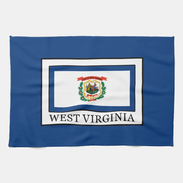 West Virginia Tea Towel (Horizontal)