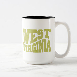 West Virginia Two-Tone Coffee Mug