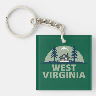 West Virginia, United States of America Key Ring