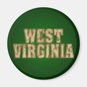 West Virginia Vintage Magnet