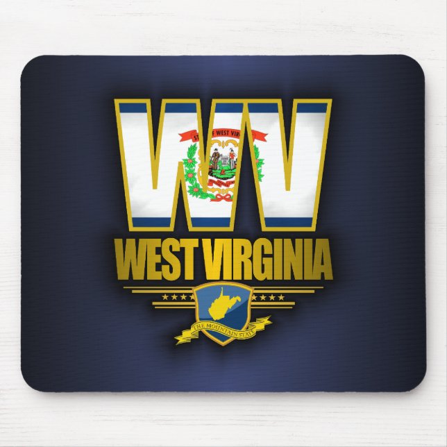 West Virginia (WV) Mouse Mat (Front)