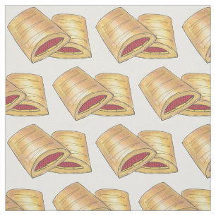 West Virginia WV Pepperoni Roll Snack Junk Food Fabric