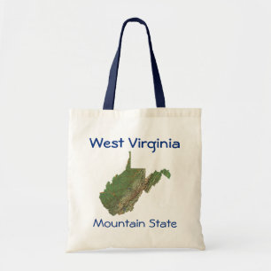 West Virginian Map Bag