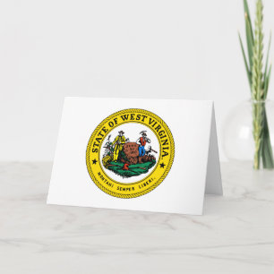 West Virginian Seal, Seal of West Virginia Card