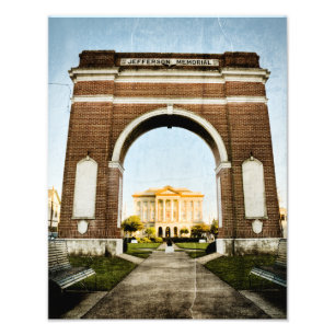 Westbank Jefferson Memorial Photo Print