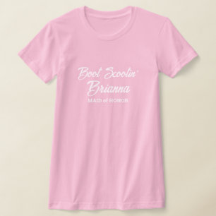 Westen Bridesmaid Boot Scootin'  T-Shirt