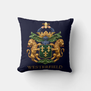 Westerfield Dutch Family Coat Of Arms.  Cushion