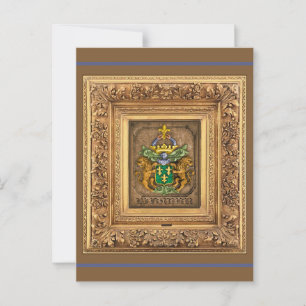Westerfield Dutch Family Coat Of Arms. Postcard