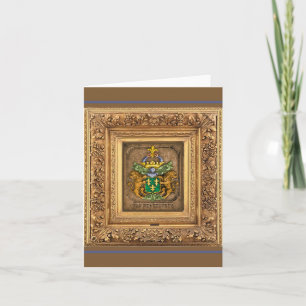 Westerfield Dutch Family Coat Of Arms. Thank You Card