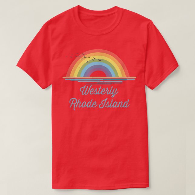 Westerly Rhode Island Souvenir Graphic T-Shirt (Design Front)