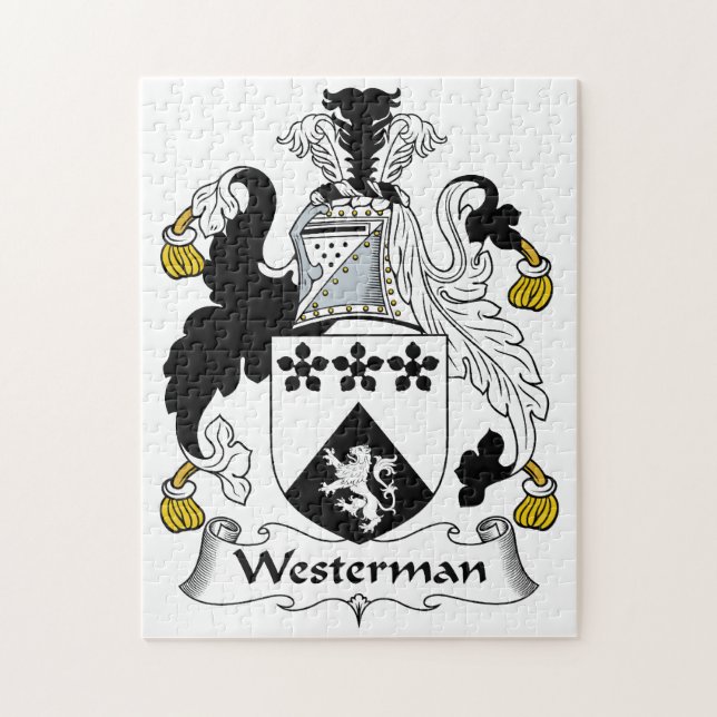 Westerman Family Crest Jigsaw Puzzle (Vertical)