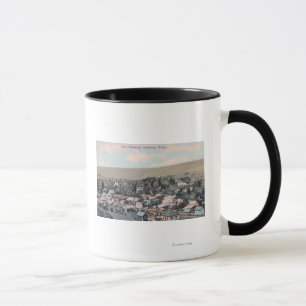 Western Aerial of Town Mug