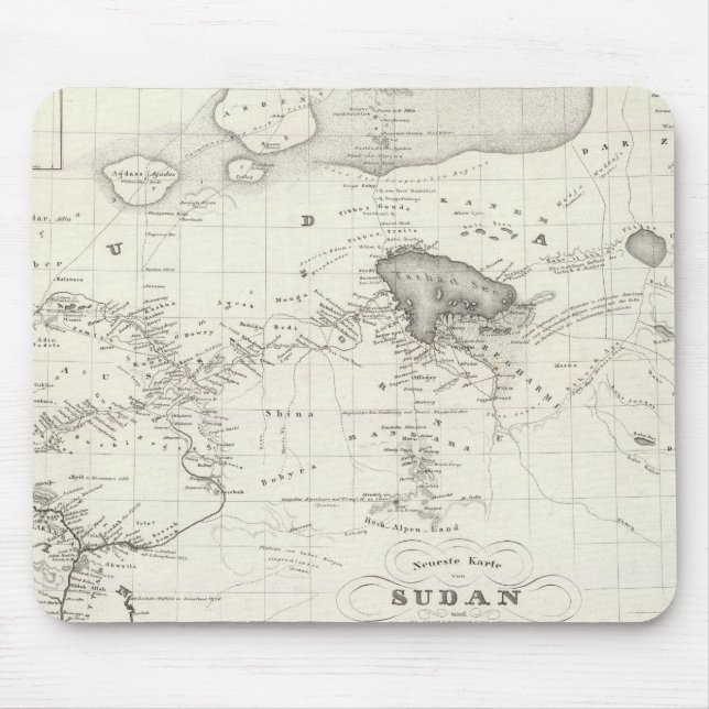 Western Africa Mouse Mat (Front)