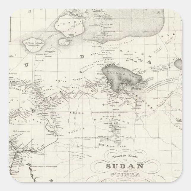 Western Africa Square Sticker (Front)