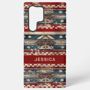 Western American Flag Samsung Galaxy Case