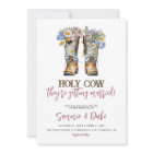 Western and Country Flowers Boots Rustic Wedding