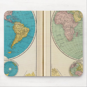 Western and Eastern Hemisphere Mouse Mat