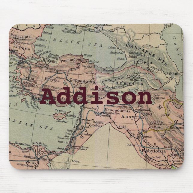 Western Asia Early Map Mouse Mat (Front)