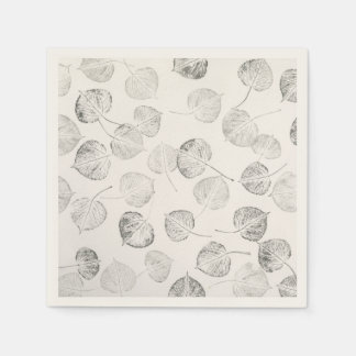 Western Aspen Leaf Prints © Sandy Long Napkin