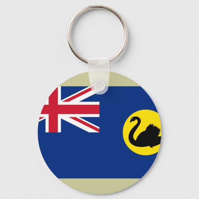 Western Australia, Australia Key Ring (Front)