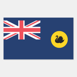 Western Australia Flag Rectangular Sticker