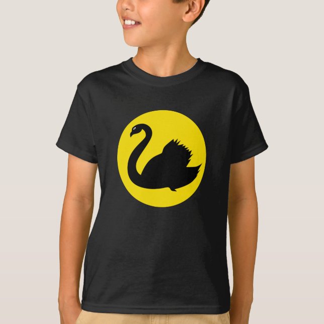 Western Australia flag swan T-Shirt (Front)