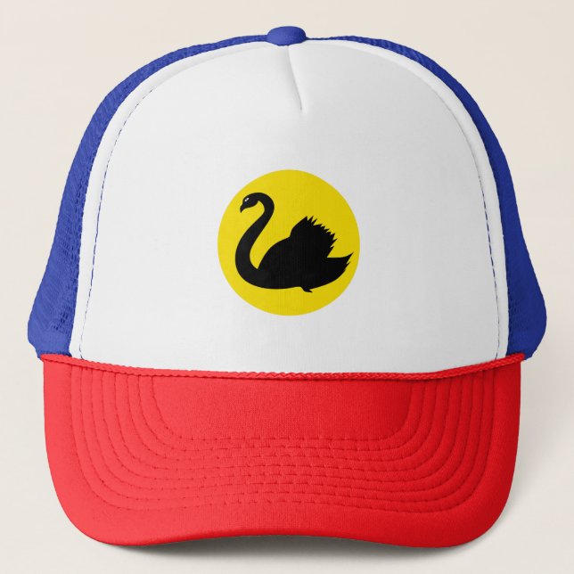 Western Australia flag swan Trucker Hat (Front)