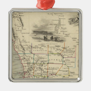 Western Australia, Swan River Metal Tree Decoration