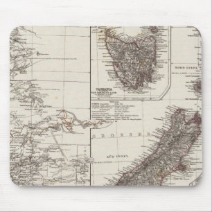 Western Australia Tasmania and New Zealand Mouse Mat