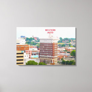 Western Auto Building Loft Condos Kansas City Canvas Print